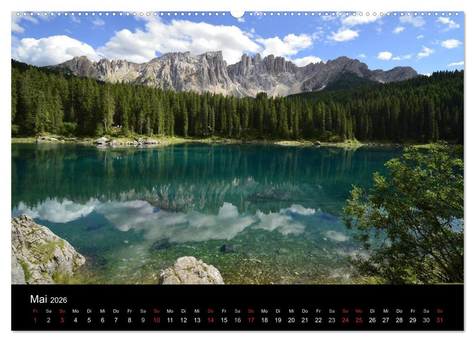 Die Dolomiten – Wanderparadies in Südtirol (CALVENDO Wandkalender 2026)