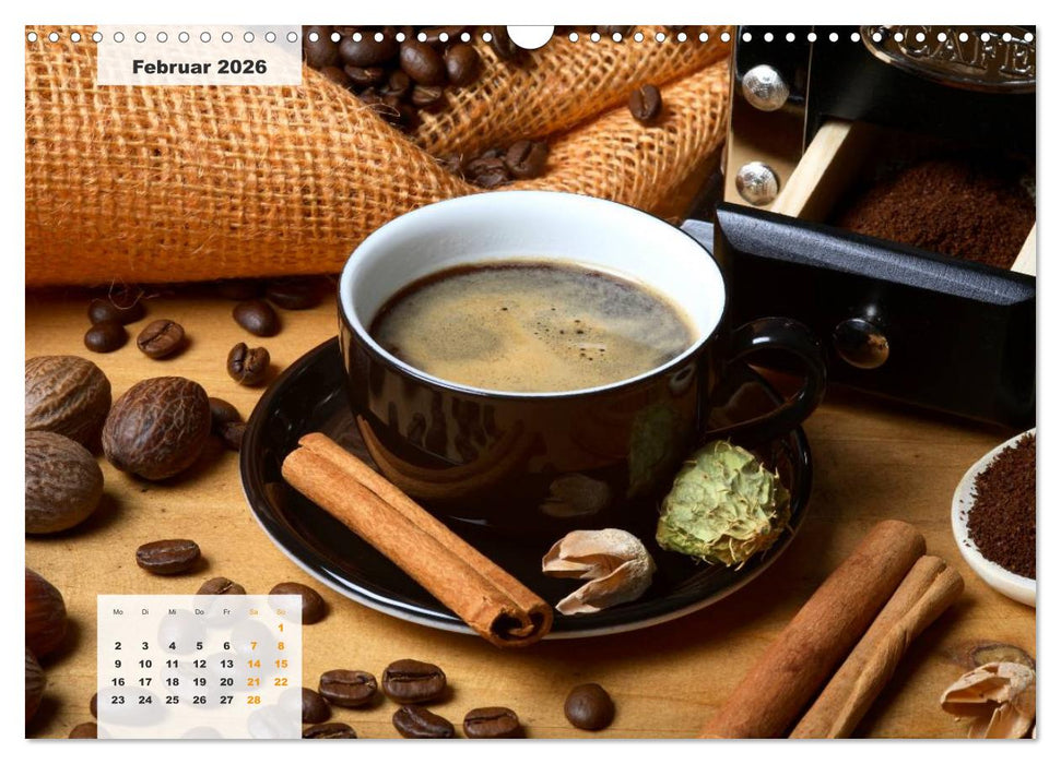 KAFFEE 2026 (CALVENDO Wandkalender 2026)