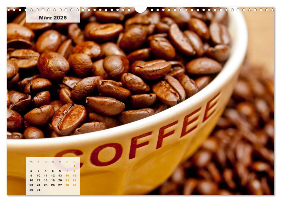 KAFFEE 2026 (CALVENDO Wandkalender 2026)