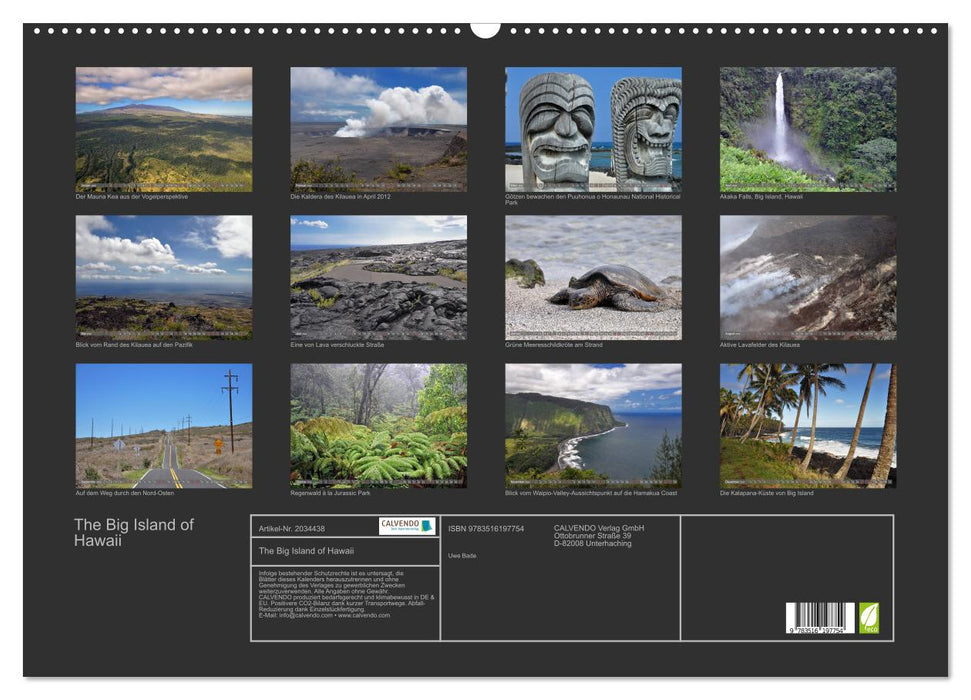 The Big Island of Hawaii (CALVENDO Wandkalender 2026)
