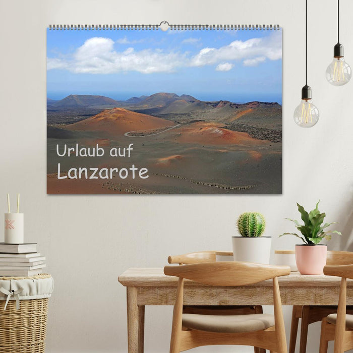 Urlaub auf Lanzarote (CALVENDO Wandkalender 2026)