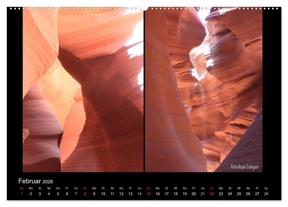 United States National Parks (CALVENDO Premium Wandkalender 2026)