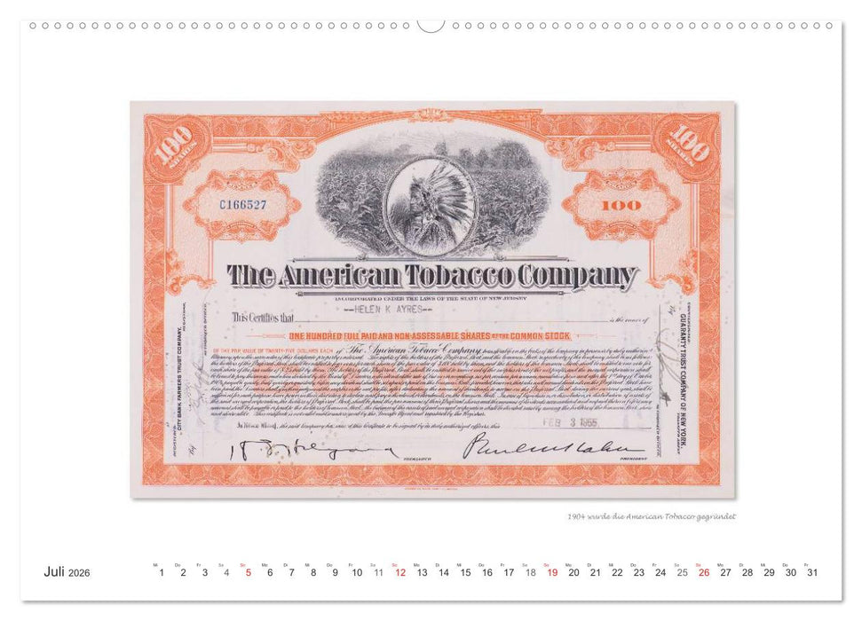 Aktien & Wertpapiere (CALVENDO Premium Wandkalender 2026)