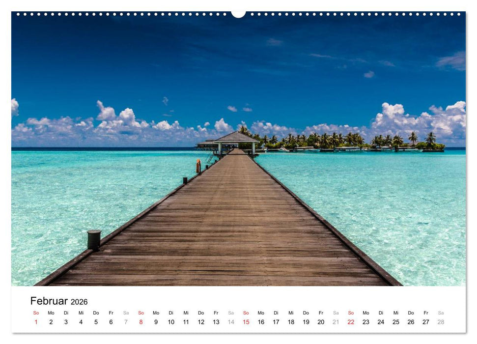 Malediven – Das Paradies im Indischen Ozean III (CALVENDO Wandkalender 2026)
