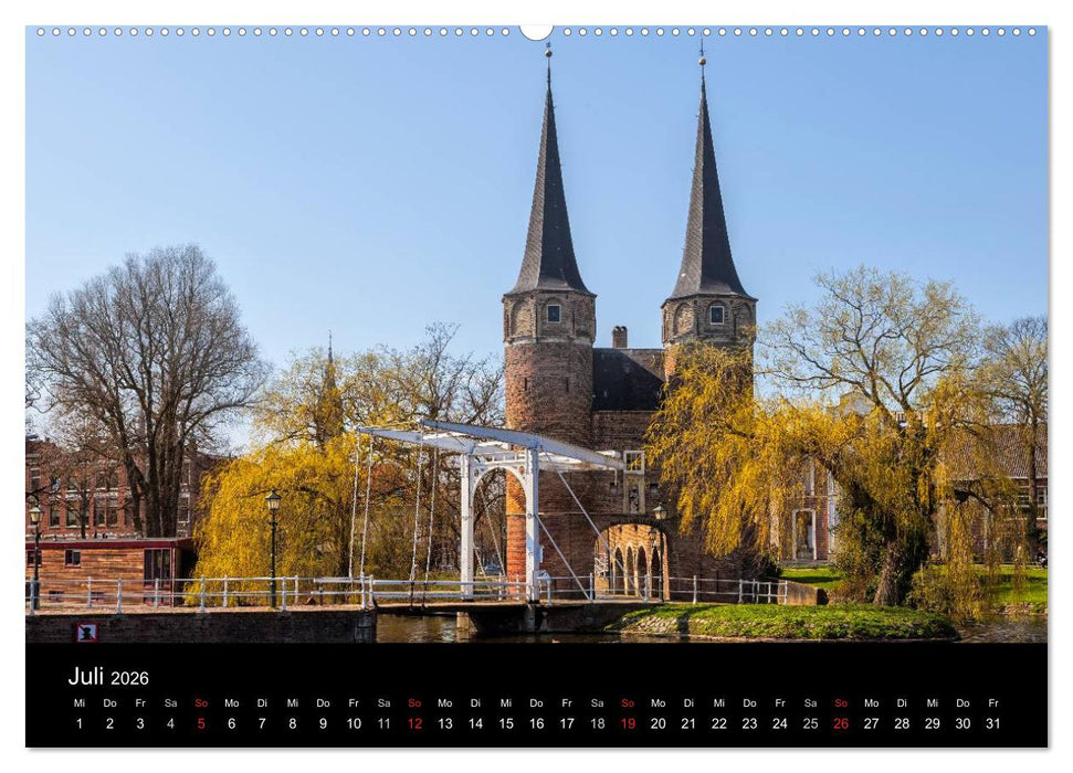Die Niederlande (CALVENDO Premium Wandkalender 2026)