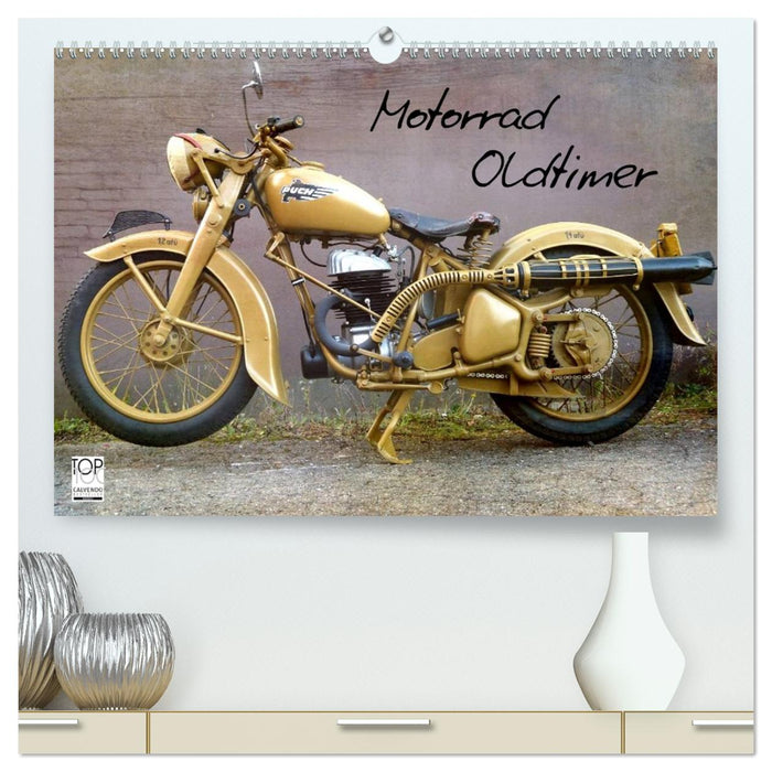 Motorrad Oldtimer (CALVENDO Premium Wandkalender 2026)