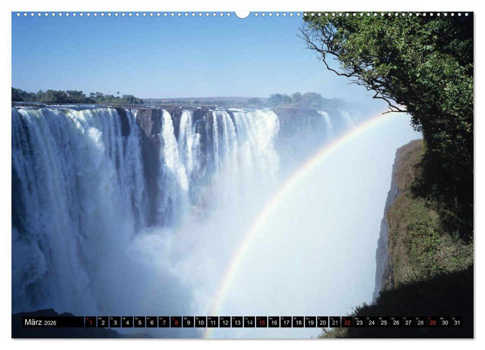 Victoria Wasserfälle (CALVENDO Wandkalender 2026)