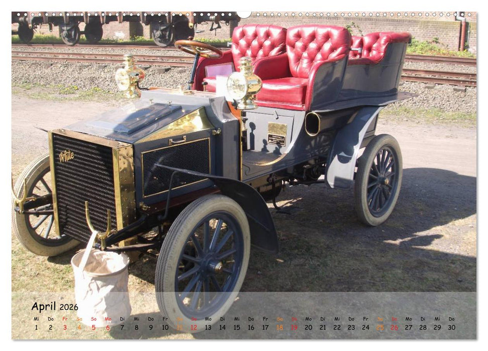 Dampffahrzeuge (CALVENDO Premium Wandkalender 2026)