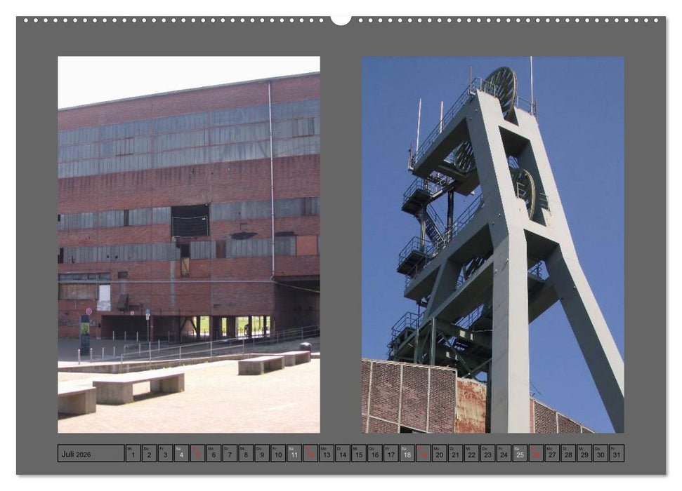 Zeche Ewald in Herten (CALVENDO Premium Wandkalender 2026)