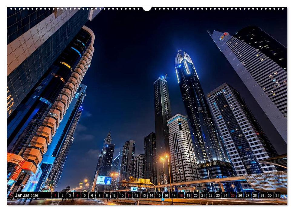 Dubai - City of dreams (CALVENDO Premium Wandkalender 2026)