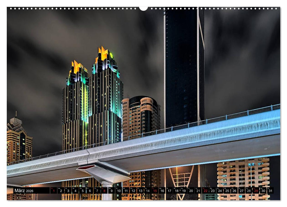 Dubai - City of dreams (CALVENDO Premium Wandkalender 2026)