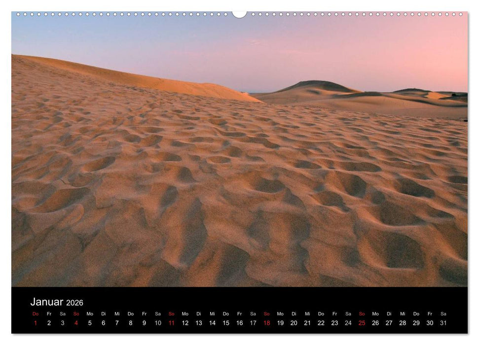GRAN CANARIA/Dünen von Maspalomas (CALVENDO Premium Wandkalender 2026)