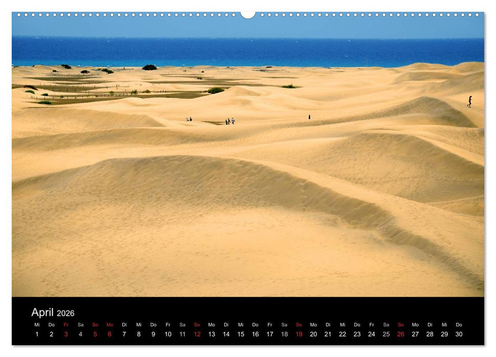 GRAN CANARIA/Dünen von Maspalomas (CALVENDO Premium Wandkalender 2026)