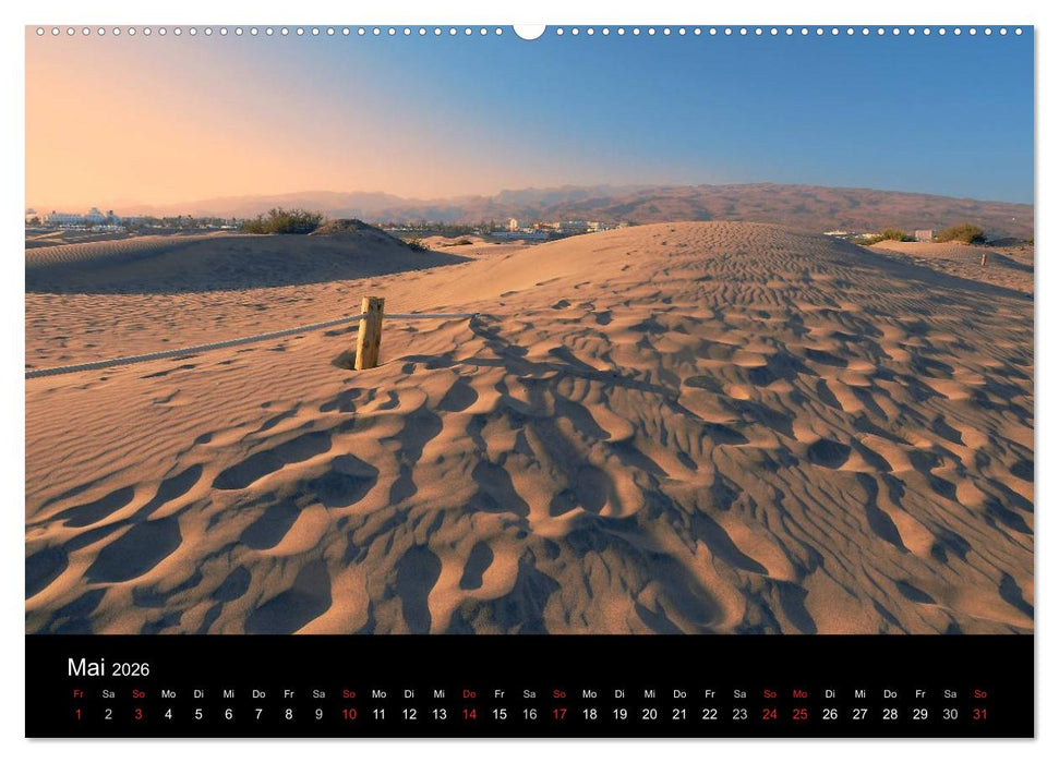 GRAN CANARIA/Dünen von Maspalomas (CALVENDO Premium Wandkalender 2026)