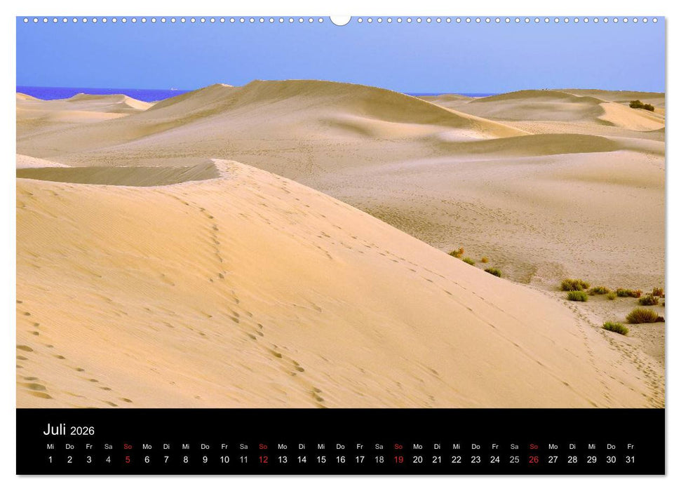GRAN CANARIA/Dünen von Maspalomas (CALVENDO Premium Wandkalender 2026)