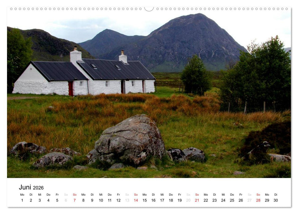 Western Highlands - Schottland (CALVENDO Premium Wandkalender 2026)