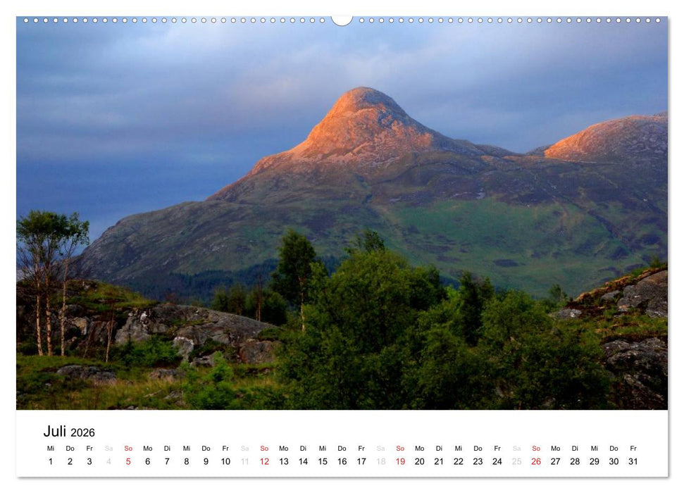 Western Highlands - Schottland (CALVENDO Premium Wandkalender 2026)