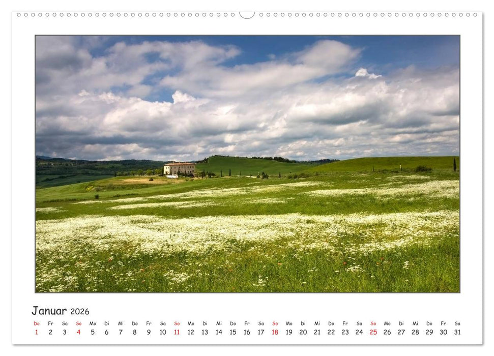 Toskana-Impressionen (CALVENDO Premium Wandkalender 2026)