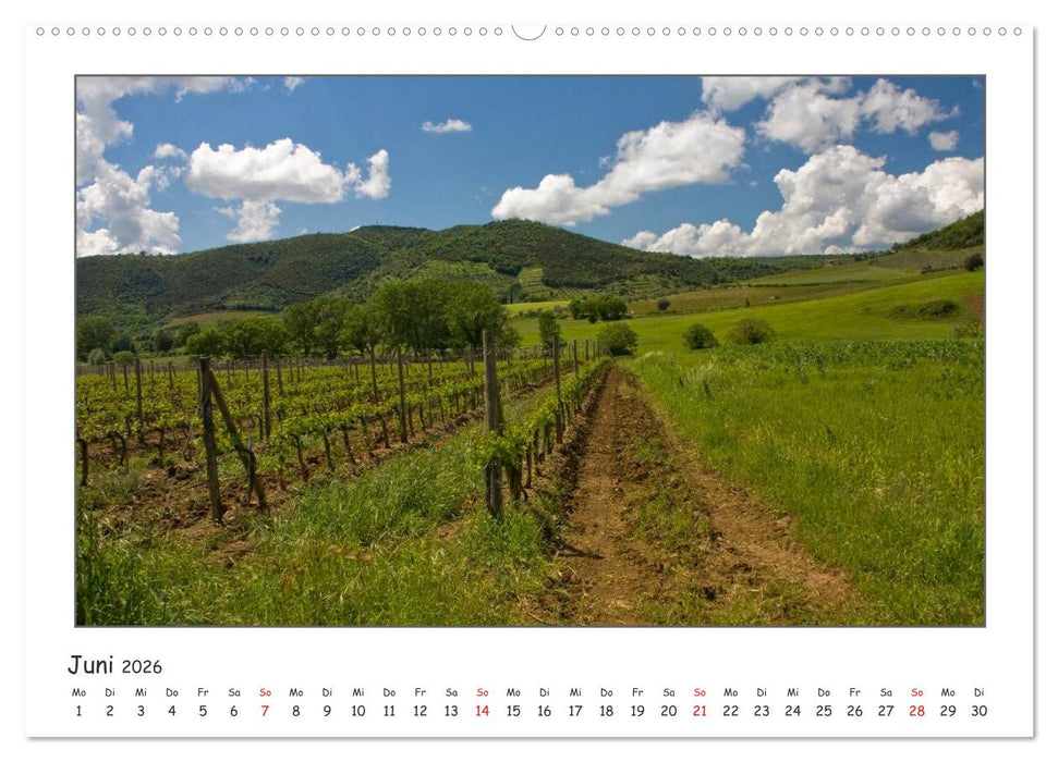 Toskana-Impressionen (CALVENDO Premium Wandkalender 2026)
