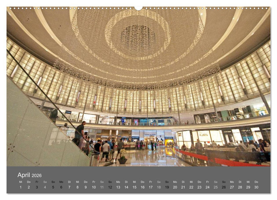 Dubai (CALVENDO Premium Wandkalender 2026)