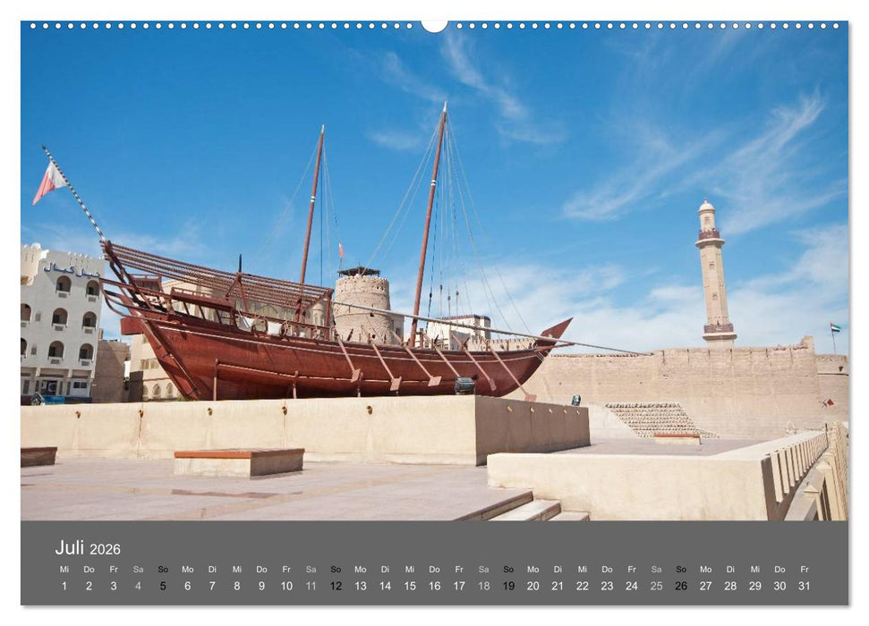 Dubai (CALVENDO Premium Wandkalender 2026)