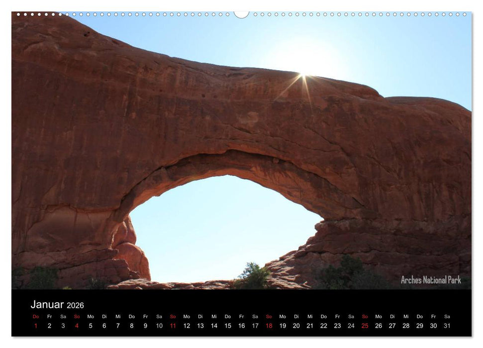 United States National Parks (CALVENDO Wandkalender 2026)