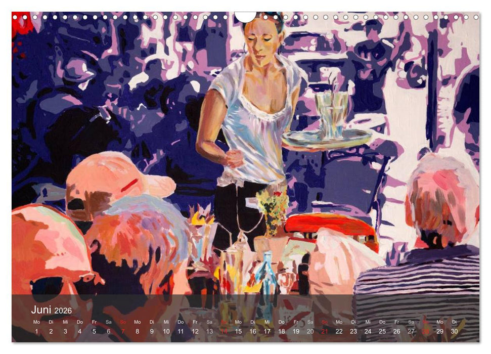 Alena Steinlechner, Acryl auf Leinwand (CALVENDO Wandkalender 2026)