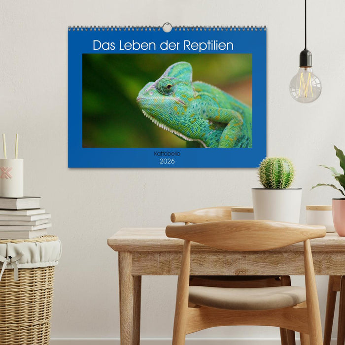 Das Leben der Reptilien (CALVENDO Wandkalender 2026)