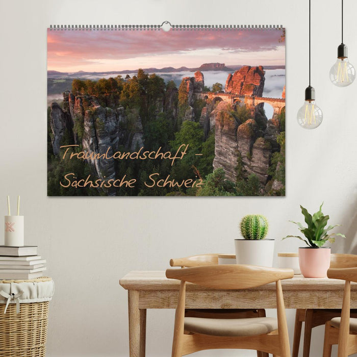 Traumlandschaft - Sächsische Schweiz (CALVENDO Wandkalender 2026)