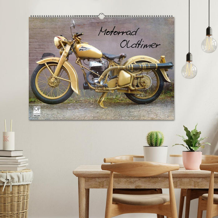 Motorrad Oldtimer (CALVENDO Wandkalender 2026)