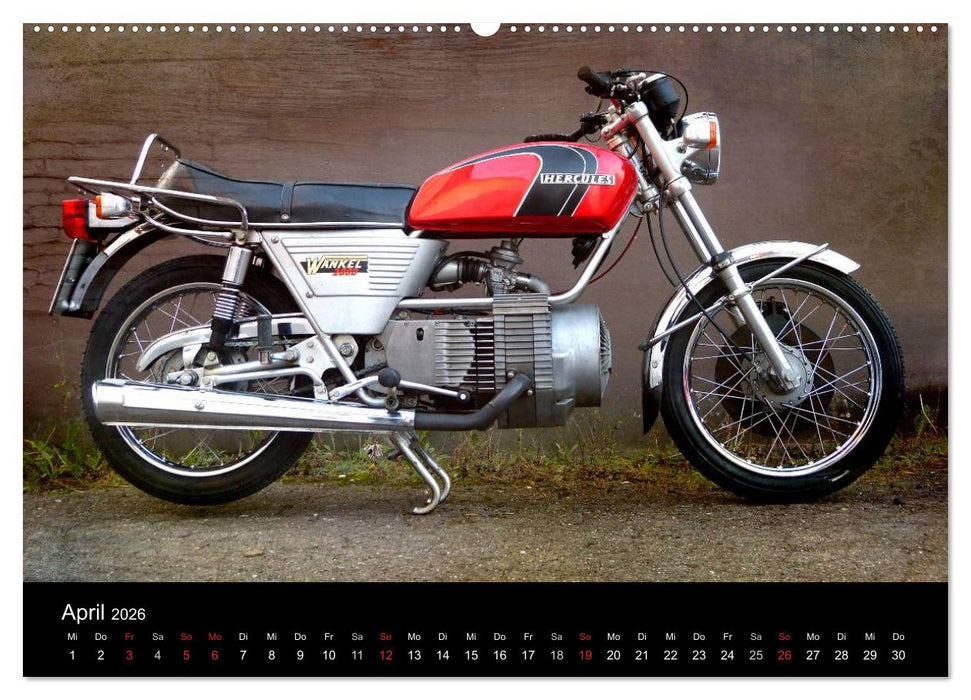 Motorrad Oldtimer (CALVENDO Wandkalender 2026)