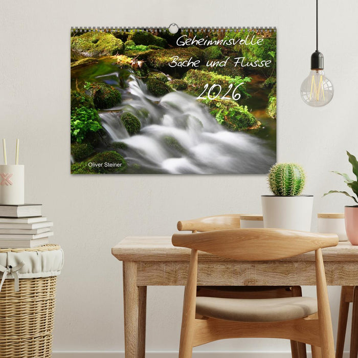 Geheimnisvolle Bäche und Flüsse (CALVENDO Wandkalender 2026)