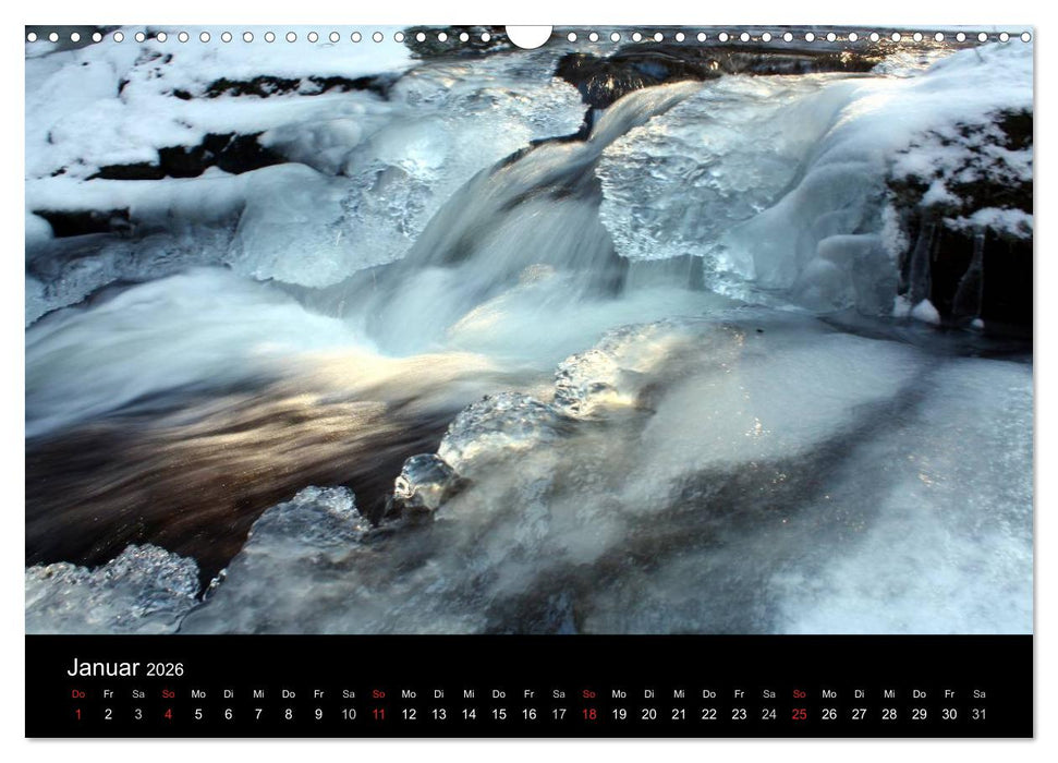 Geheimnisvolle Bäche und Flüsse (CALVENDO Wandkalender 2026)