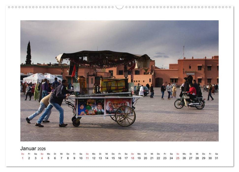 Marokko (CALVENDO Premium Wandkalender 2026)