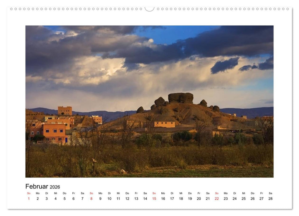 Marokko (CALVENDO Premium Wandkalender 2026)
