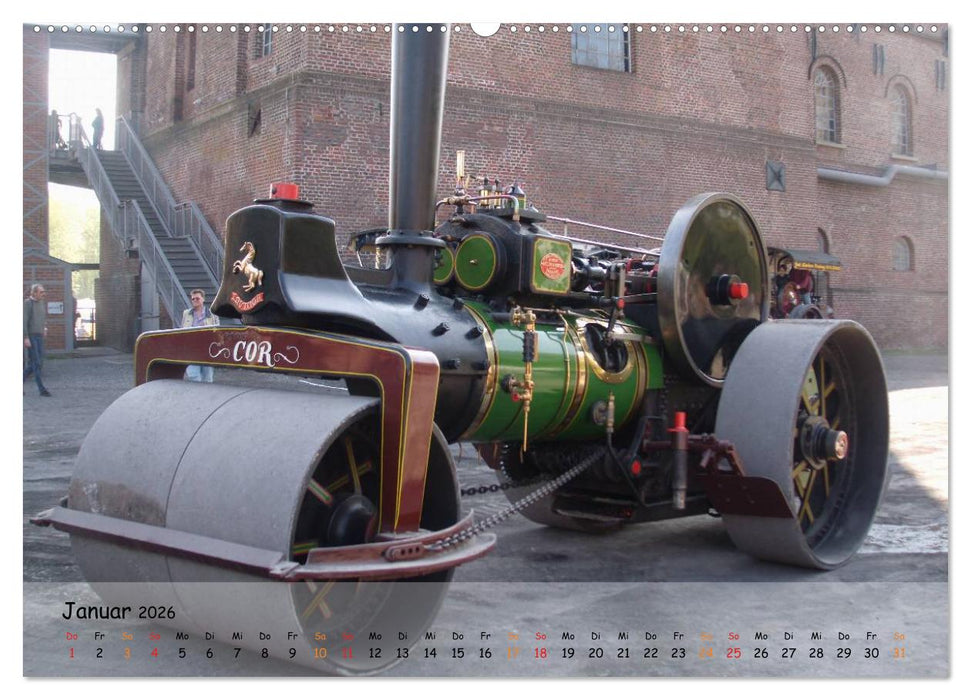 Dampffahrzeuge (CALVENDO Wandkalender 2026)