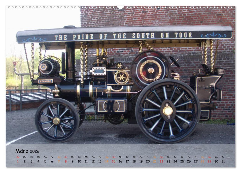 Dampffahrzeuge (CALVENDO Wandkalender 2026)