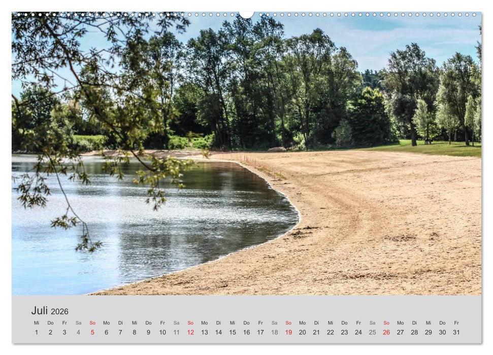 Mittelfranken - Das fränkische Seenland (CALVENDO Premium Wandkalender 2026)