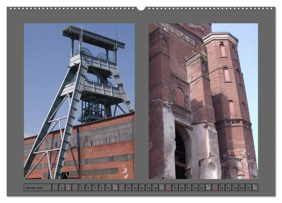 Zeche Ewald in Herten (CALVENDO Wandkalender 2026)