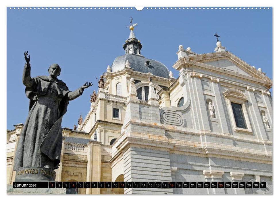 Madrid (CALVENDO Premium Wandkalender 2026)