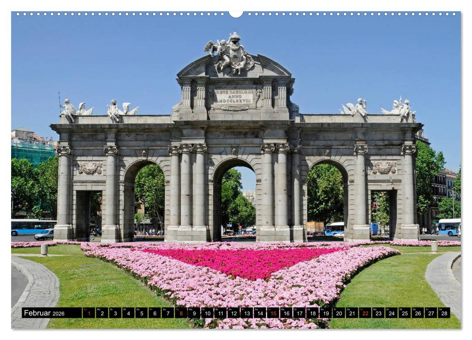 Madrid (CALVENDO Premium Wandkalender 2026)