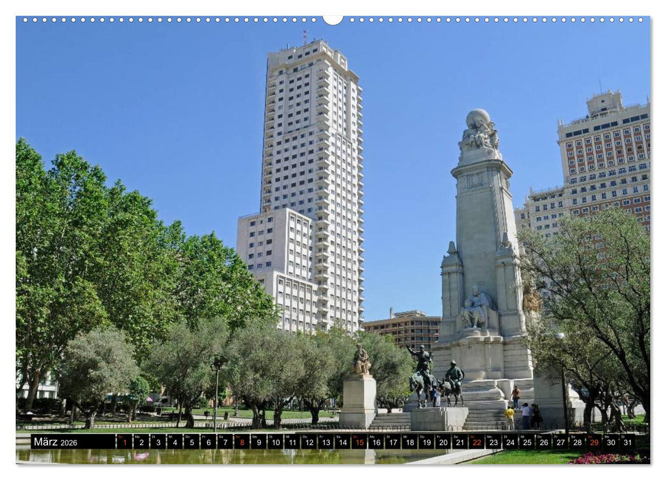 Madrid (CALVENDO Premium Wandkalender 2026)