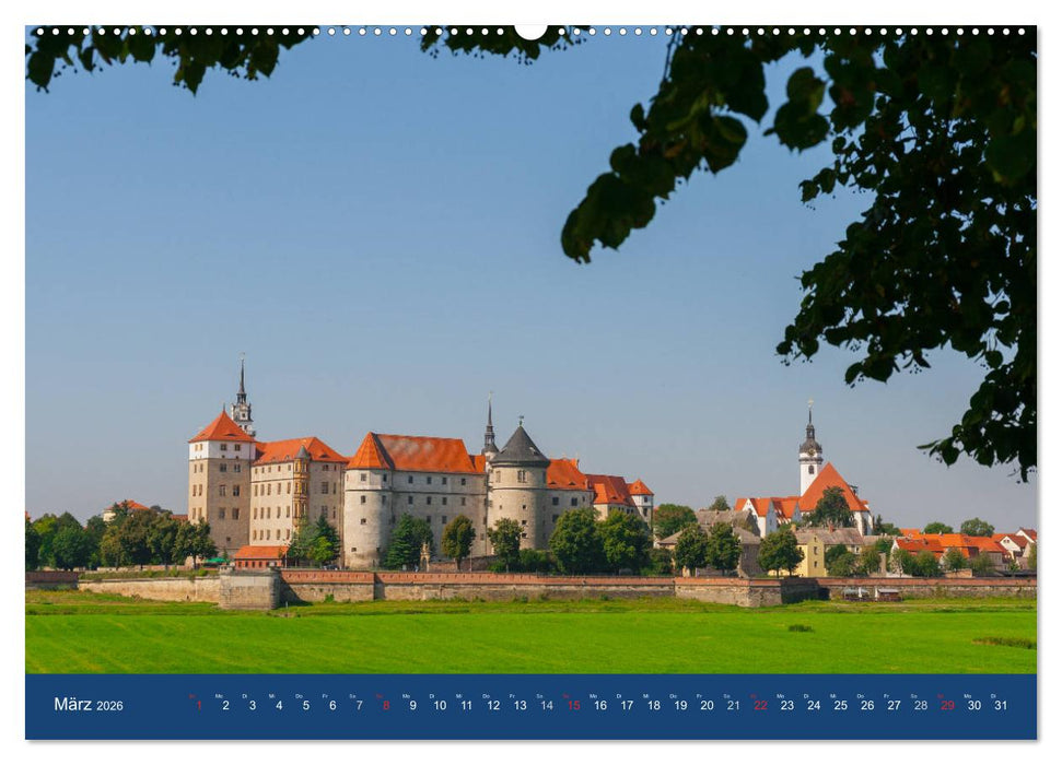 Sachsens Schlösser und Burgen (CALVENDO Premium Wandkalender 2026)