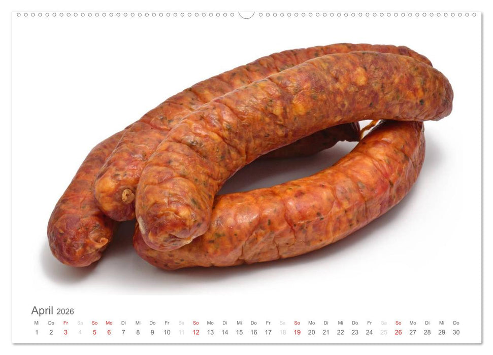 Alles Wurst (CALVENDO Premium Wandkalender 2026)