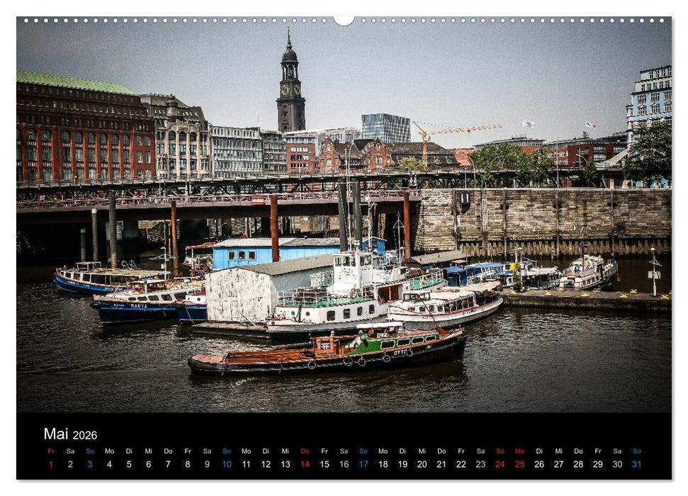 Hamburg (CALVENDO Premium Wandkalender 2026)