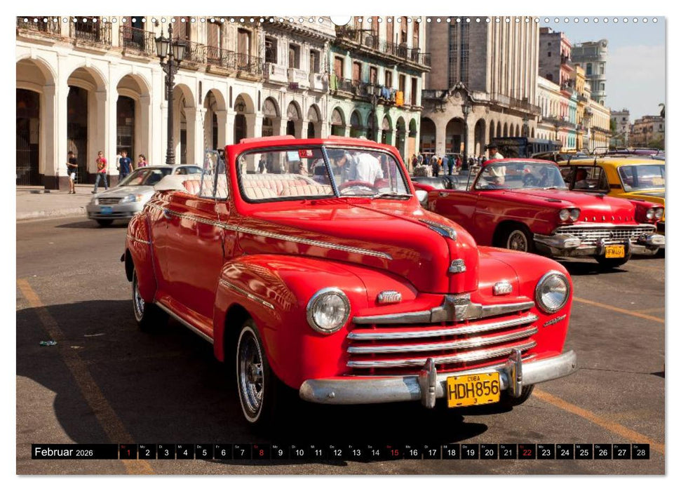 Classic Cars of Cuba (CALVENDO Wandkalender 2026)