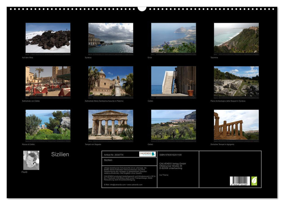 Sizilien (CALVENDO Wandkalender 2026)