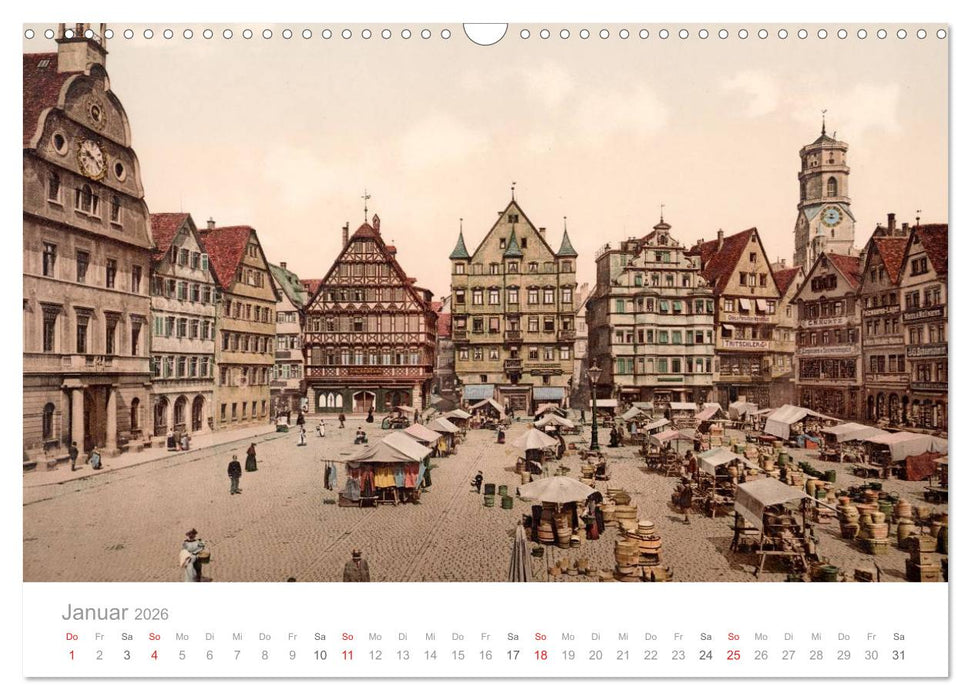 Deutschland um 1900 (CALVENDO Wandkalender 2026)
