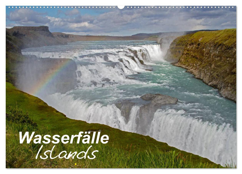 Wasserfälle Islands (CALVENDO Wandkalender 2026)