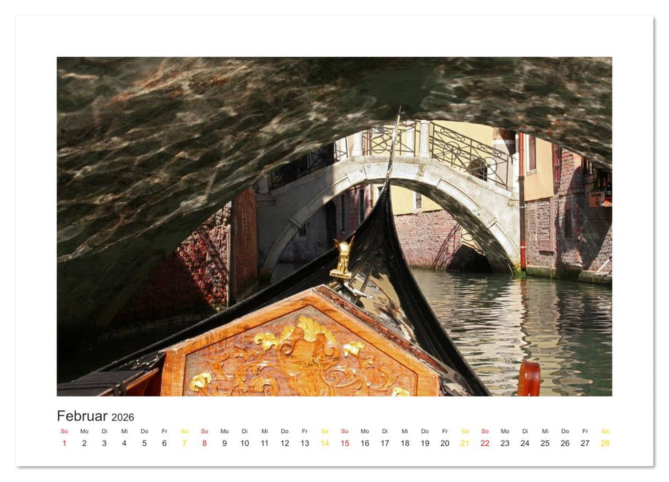 Venedig (CALVENDO Wandkalender 2026)